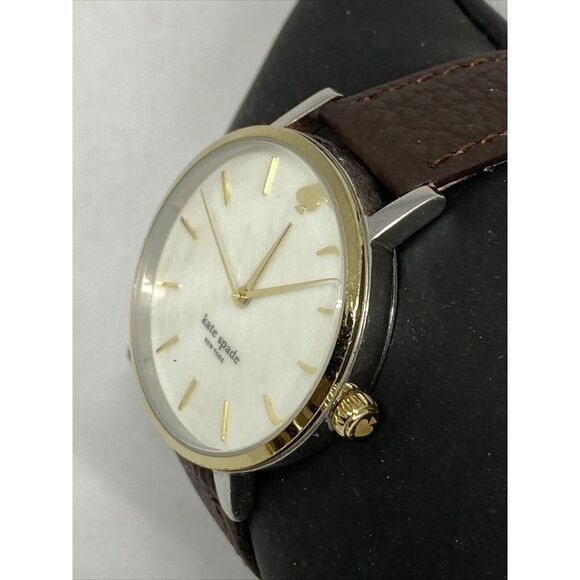 Kate Spade New York 0005 Women's Brown Leather Analog Dial Quartz Watch XX558 - Picture 4 of 12